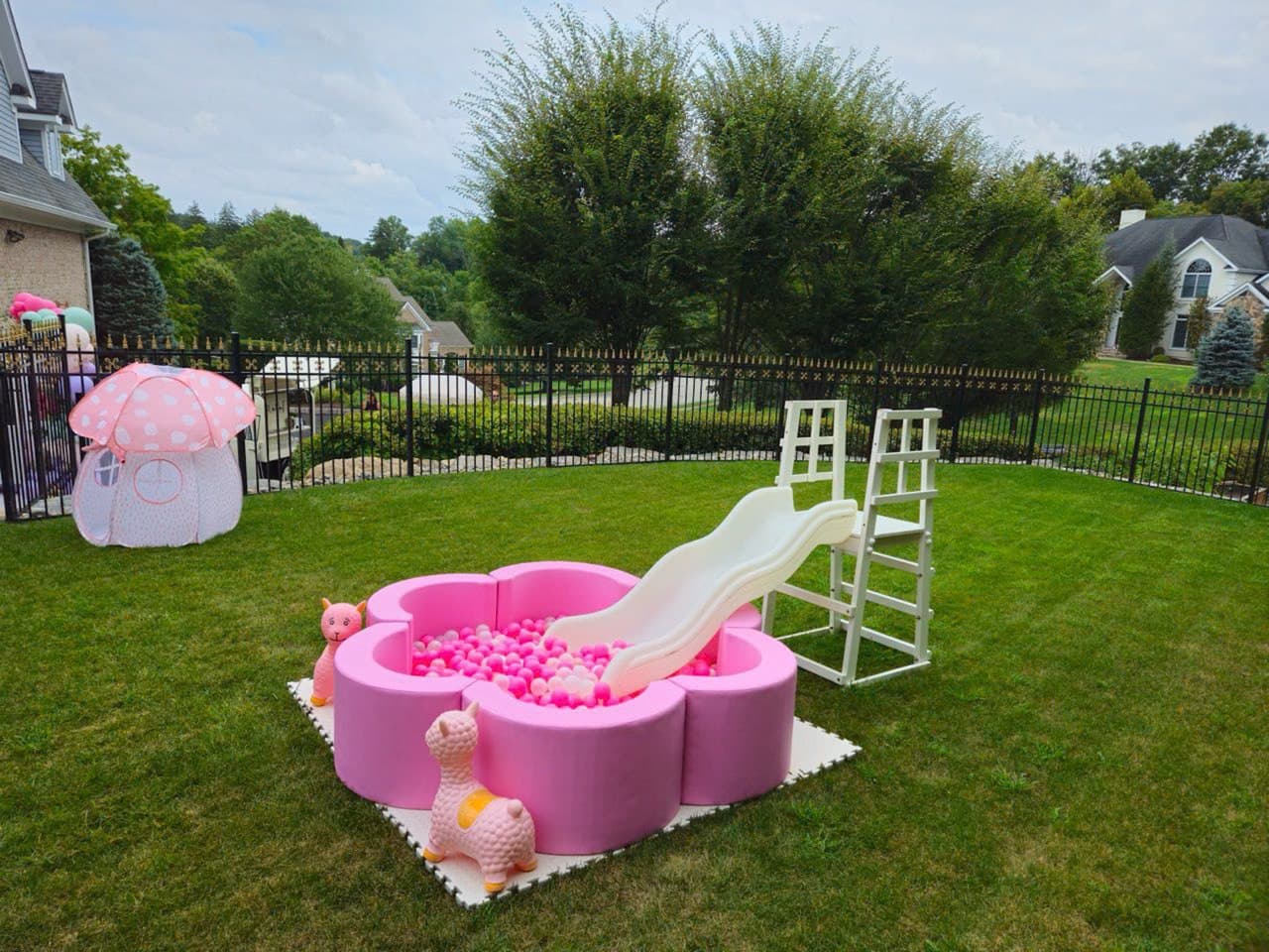 Ball pit setup 11