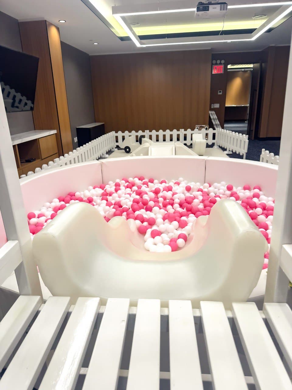Ball pit setup 4