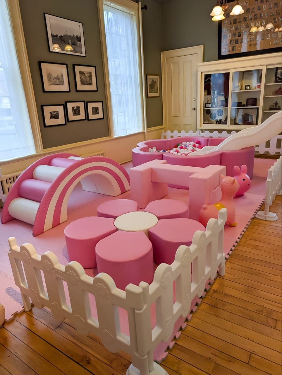 Ball pit setup 1